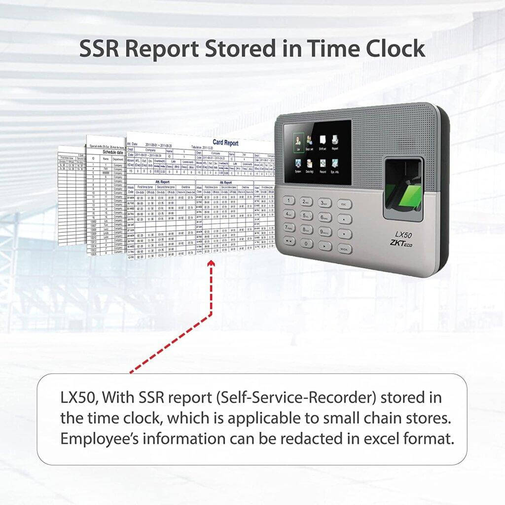 ZKTeco LX50 Fingerprint Device - IOT TECHNOLOGIES